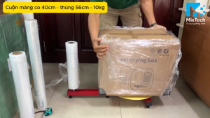 DỤNG CỤ QUẤN MÀNG PE THỦ CÔNG MIXTECH – QUẤN ĐÓNG GÓI HÀNG HÓA THÙNG CARTON <100KG