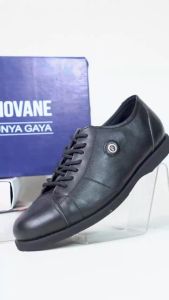 Sepatu Formal Pria Pantofel Tali Kulit Like Bally Shoes MD110