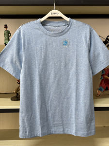 Baleno Summer New Mens Youth Pure Color Loose Casual Cool Short Sleeve T-shirt Standard Fit Cotton Polyester Blend round Neck