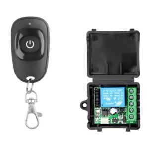 433 Mhz Universal Wireless Remote Control Switch DC 12V 1CH Relay Receiver Module and RF Transmitter Electronic Lock Control Diy