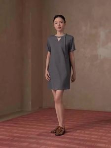 hacikis | Comfortable Loose Straight Short Casual Dress