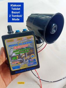 Klakson Telolet Nada Bazuri Elektrik Toa 12-24volt 14 Tombol dan 2 Tombol universal cocok untuk semua jenis truk pickup L300 Fuso tronton grandmax Traga dll