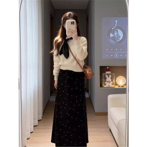 DUOMIAOTU | Rich Sensation Early Spring Korean Style Dress Set