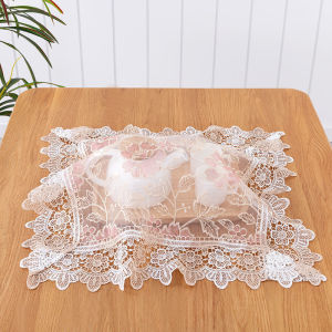 Khăn Che Máy Đun Sôi Bằng Ren Rỗng Cho Máy Đun Sôi Điện Máy Nướng Bánh Kẹo Máy Sưởi Phòng Trà Bàn Trà Vải Chống Bụi