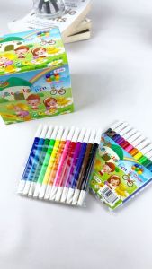 ESCO Spidol 12 Warna & Water Color Pen ES-838