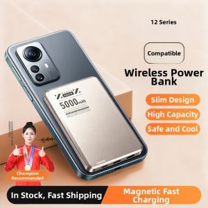 HANG | Magnetic Fast Wireless Charging Portable Power Bank Thin
