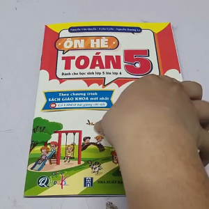 Sách - Ôn hè - Toán 5 (Lớp 5 lên 6) - Chương trình mới (Qbooks)