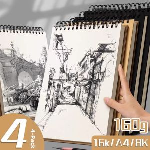 Sổ Vẽ và Phác Thảo cho Trẻ Em và Người Mới Bắt Đầu Giấy Dày 8K