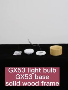 Langyue | GX53 Downlight Wooden Ceiling Lamp 220V Indoor Decor Lamps Room Lighting Living Room Corridor LED Down Lights for Home Bedroom