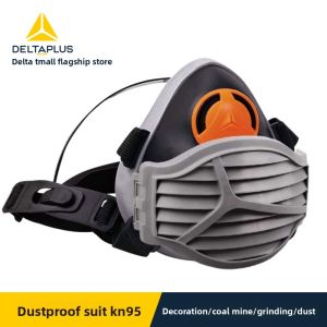 Deltaplus | Toxic Gas Protection Mask for Spray Painting Dust Chemical Fumes Formaldehyde and Pesticide Dust