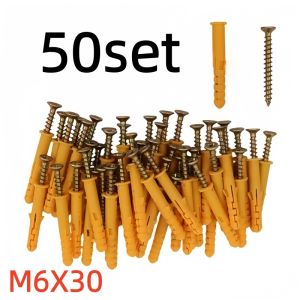 Anti Loosening Cement Wall Anchor Drill Plug Small Yellow Croaker Expansion Screw Self Tapping Household Hardware Fixing Tool