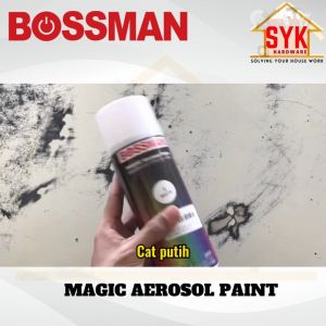 SYK Bossman Magic Aerosol Paint Cat Spray Paint Sprayer Metal and plastic Spray Fast Drying Cat Semburan