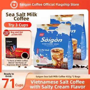 SAGOCOFFEE | Seasalt Milk and Creamy Salty Flavor 3-in-1 Instant Coffee