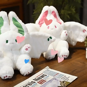 Gấu Bông Thỏ Trắng Có Cánh Tai Dài Siêu Mềm – Gối Ôm Dễ Thương Mới Nhất 2025