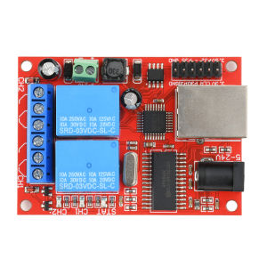 Gaqqee | Mô-đun Chuyển Tiếp Ethernet 2 Kênh DC 5-24V Điều Khiển Từ Xa Trên Đám Mây Bộ Hẹn Giờ Chuyển Mạch Mạng Hỗ Trợ Giao Thức Modbus TCP Ứng Dụng Máy Tính