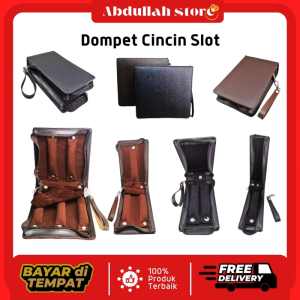 Tas Dompet Kotak Cincin Permata / Perhiasan Kulit Type Tas Dompet Slot