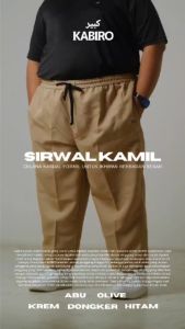 SIRWAL Jumbo KAMIL KABIRO Celana Pria Formil Casual Sunnah Big Size Pria Cowok Ikhwan 4XL 5XL 6XL