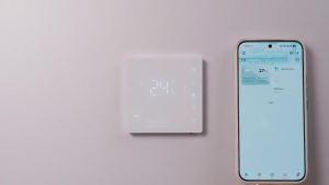 MOES | MOES ZigBee Smart Thermostat Room Temperature Controller Water Electric Floor Heating Gas Boiler Humidity Tuya Alexa 5A 16A