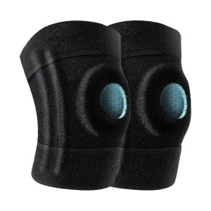 1Pair Knee Brace with Side Stabilizers for Pain ReliefAdjustable Compression Support for ArthritisMen & WomenPatella Strap