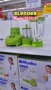 MIYAKO BL152GF Blender Kaca 3in1 Kapasitas 1.5 Liter Bergaransi Resmi