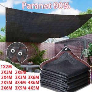 Jaring Penahan Matahari Luar Ruangan Paranet 90% Sunshade Net Terpal Jaring Naungan Angin Anti-uv Penahan Sinar Matahari Untuk Berkebun Mobil/Tabir Surya/halaman/Kanopi Tenda Musim Panas/Naungan Teras