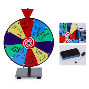 Lucky Draw Wheel Carnival of Fortune Prize Wall Hanging Machine Game Spinningg Wheel Fortune Spin Trade Shows