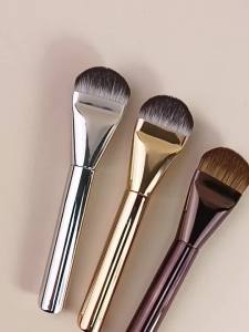 Makeup Brush – Ultra-Thin Flat Tongue Shape with Soft Broad Wide Head Flawless Foundation Blender for Liquid & Cream Makeup