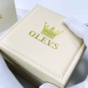 OLEVS | OLEVS 6652 Nam Thời Trang Đồng Hồ Cơ Tự Động Dạ Quang Đồng Hồ Bánh Đà Mặt Dây Da Chống Sốc Chống Nước