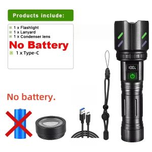 VASTFIRE | Ultra Powerful Lamp With 5 Modes Super High Power Rechargeable Flashlight Outdoor Lantern Camping Flashlights Can Make Fire