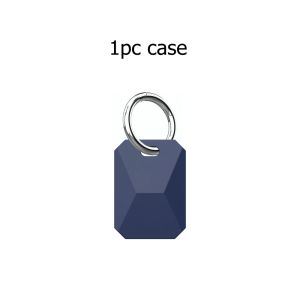 Soft Silicone Protective Case Shockproof Tracker Cover Anti Lost Keychain for AirTag Hold for Keys Suitcases & Bags