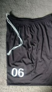 CELANA PENDEK CELANA BOLA CELANA FUTSAL BASKET VOLI HITAM POLOS VARIAN ANGKA BISA REQUEST ANGKA