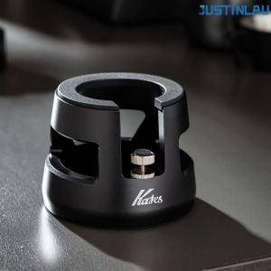 JUSTINLAU | JUSTINLAU 58mm Coffee Tamper Holder Adjustable Metal Portafilter Stand Anti-Slip Base for Tamper Distributor Coffee Tools