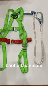 Dây an toàn toàn thân dây thừng 1 móc sắt giảm sốc
