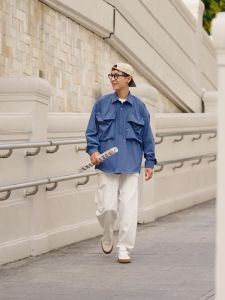 เอว32-46 กางเกงคนอ้วน กางเกงสแล็ค ชาย ไซส์ ใหญ่ ทรงหลวม เอวยางยืด คล่องแคล่วและสบายสบาย ช่วยลดความเสี่ยงในการรักษาและมีโอกาสสูงสุด