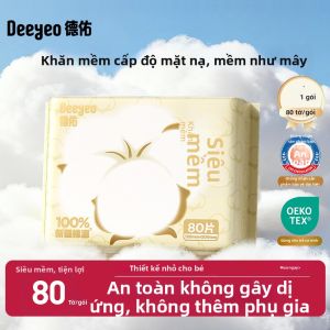 Deeyeo | Khăn Lạc Mặt Cho Trẻ Sơ Sinh Cotton Sạch