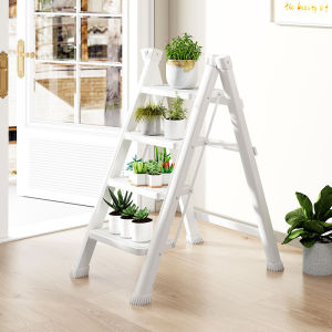 Foldable Extendable Thick Multi-function Household Step Ladder 4 Steps