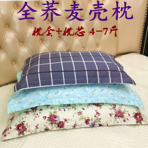 Buckwheat Pillow Full Buckwheat Shell Pillow Core Cervical Supporting Pillow for Adults Students Pure Cotton Pillow Core for Sleeping Pure Buckwheat Shell Pillow