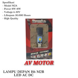 [ORIGINAL 100%] Lampu Depan Led Motor M2B (putih) Untuk Matic dan Bebek AC & DC READY COD/BAYAR DITEMPAT
