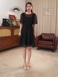 Ruffle Lace Slimming Summer Dress Female
