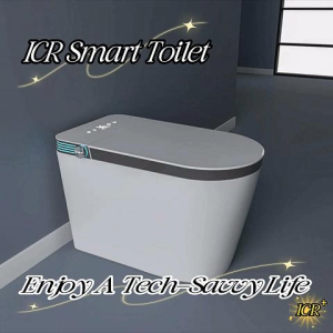 Smart Toilet Built In Tank No Water Pressure Limit Auto Lid Open Bidet Wash Feminine Wash Cold Air Dry Auto Flush On Leave Lid Close UV Sterilization Waterproof Shockproof