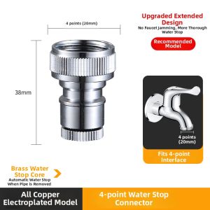 Automatic Shut-Off Non-Dislodging Water Valve Fitting