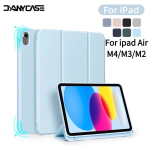 Case for iPad Air 11-Inch M4/M3 (2026/2025) For iPad Air 5/4 (2022/2020 5th/4th Generation 10.9-Inch) with Pencil Holder Cover