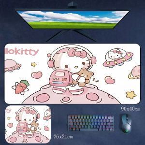 Sanrio | Outdoor Picnic Driving Party Hello Kitty Printed Mouse Pad High Quality Rubber Precision Edge Lock Animation Mouse Pad Table Mat