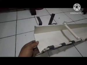 Pengait Lem Clamp Bracket Gantungan Talang Air Atap Genting Genteng Alderon Putih Upvc