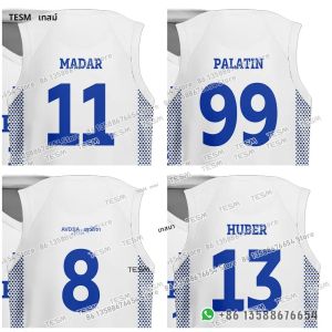 TESM เสื้อกีฬาผู้ชายฤดูร้อน เสื้อสเวตเตอร์ทีมพ่อแม่และลูกเด็ก เสื้อกั๊กพิมพ์ลายระบายอากาศ ท็อปสำหรับกีฬา วิ่ง เต้นรำ