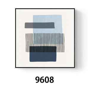 YASISHA | Blue Modern Abstract Geometric Wall Art