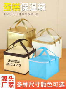 Double Layer Cake Insulation Bag for Delivery 4 Inch Barbie ness Preservation Bag Outdoor Use in China Mainland Production