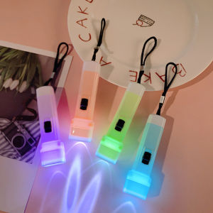 Macaron Color Small Flashlight Strong Light Torch Lighting LED Practical