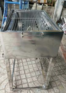Bếp nướng than INOX ngoài trời lắp ráp tiện lợi