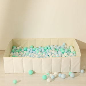 1pc Pink/White Foldable Rectangular Dry Pool Ball Pit Ocean Ball Playpen Ball Pool Playground Toys For Kids Birthday Gifts